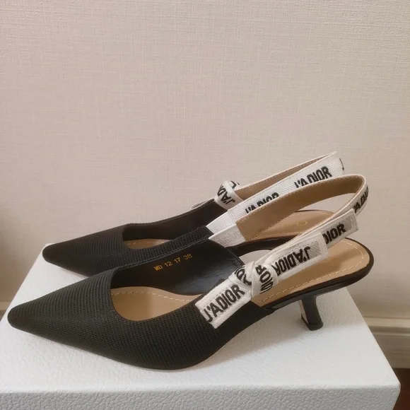 Dior Black Slingback Heels - Picture 4 of 4